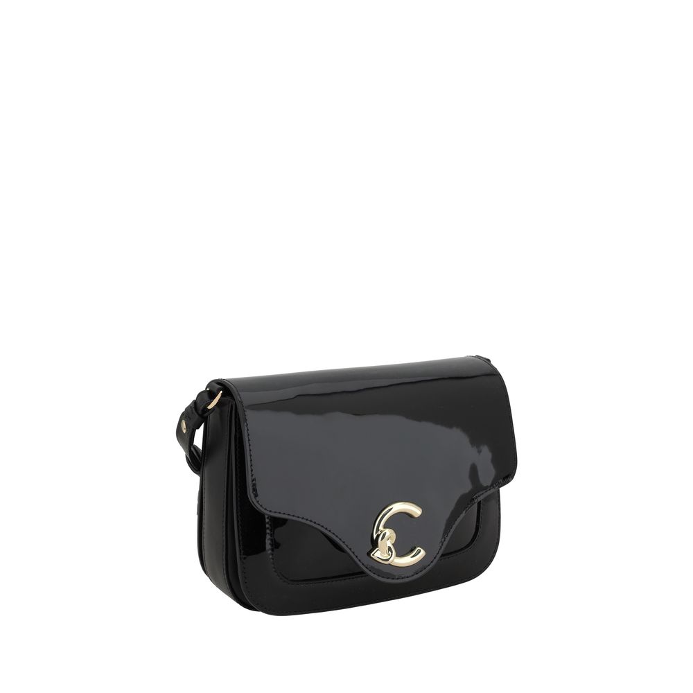 Sac à bandoulière verni Coccinelle C-Me