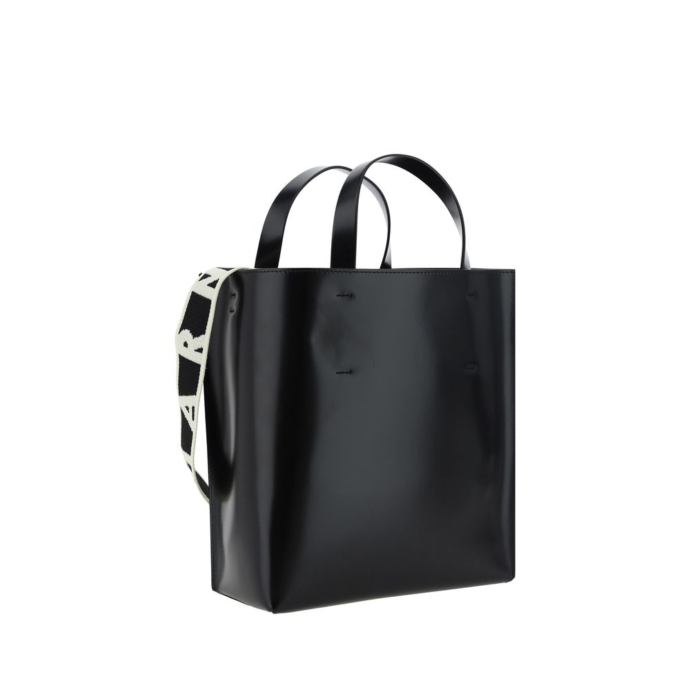 Calfskin Museo Handbag By Marni