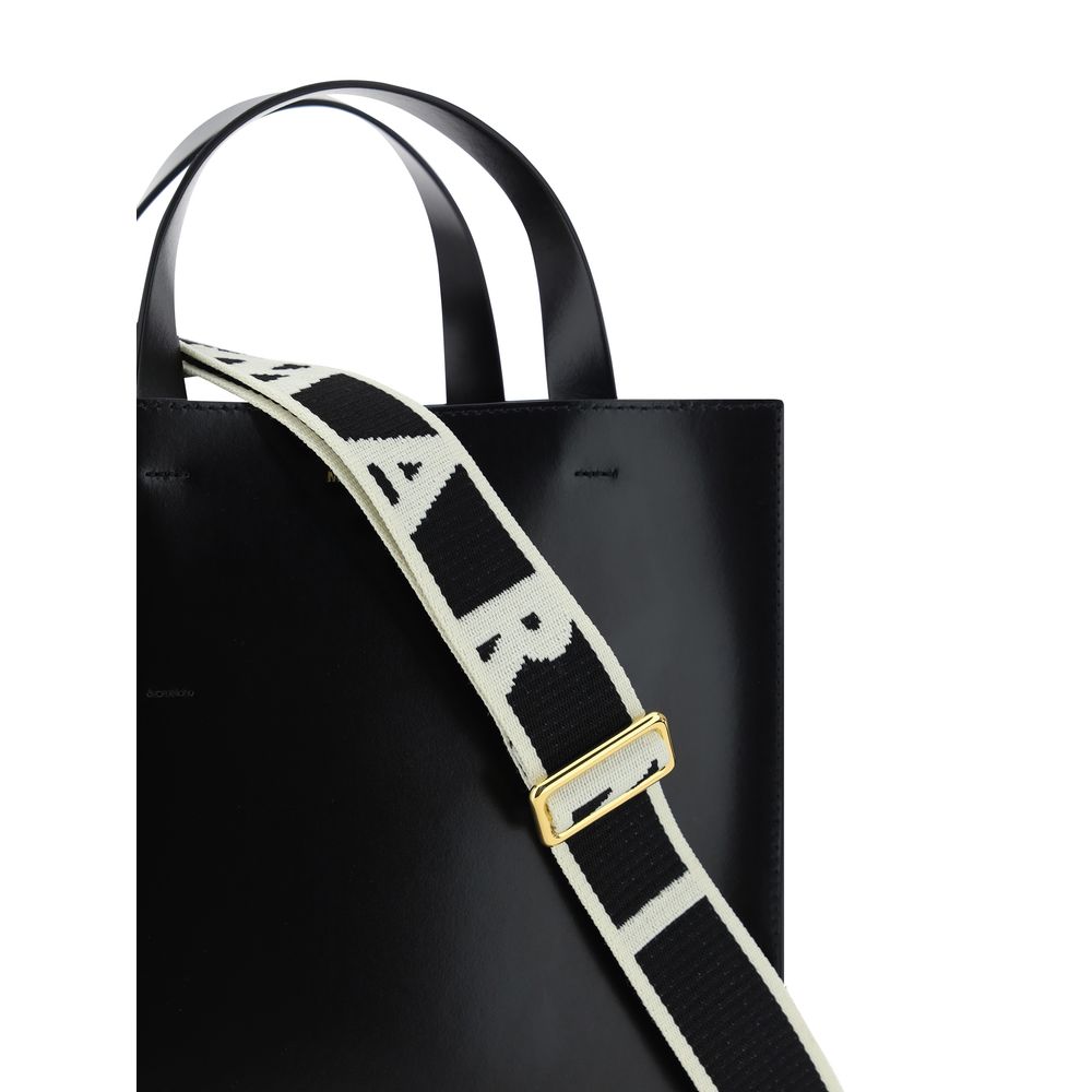 Calfskin Museo Handbag By Marni