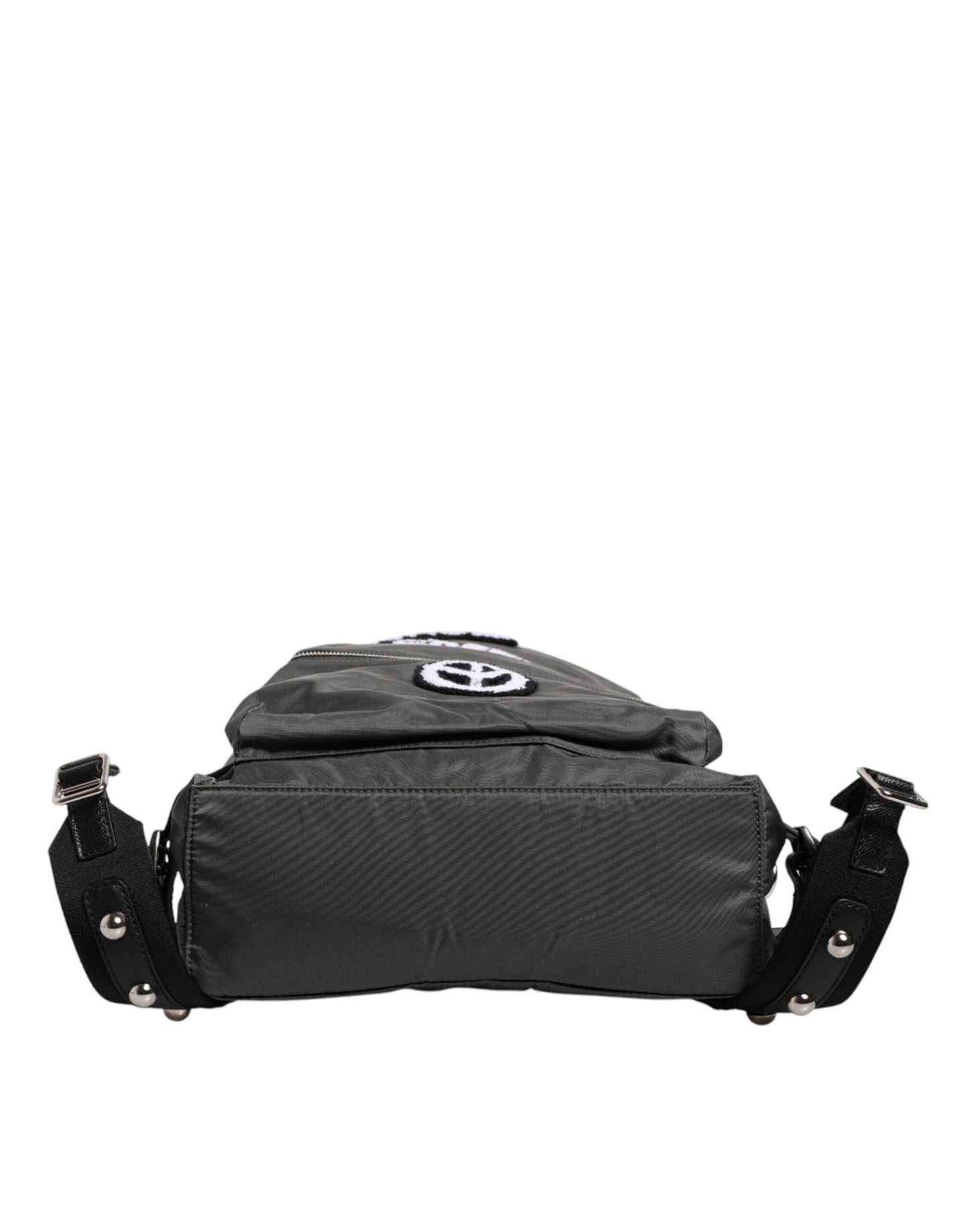Sac à dos de voyage scolaire Prince Forever en nylon gris Dolce & Gabbana