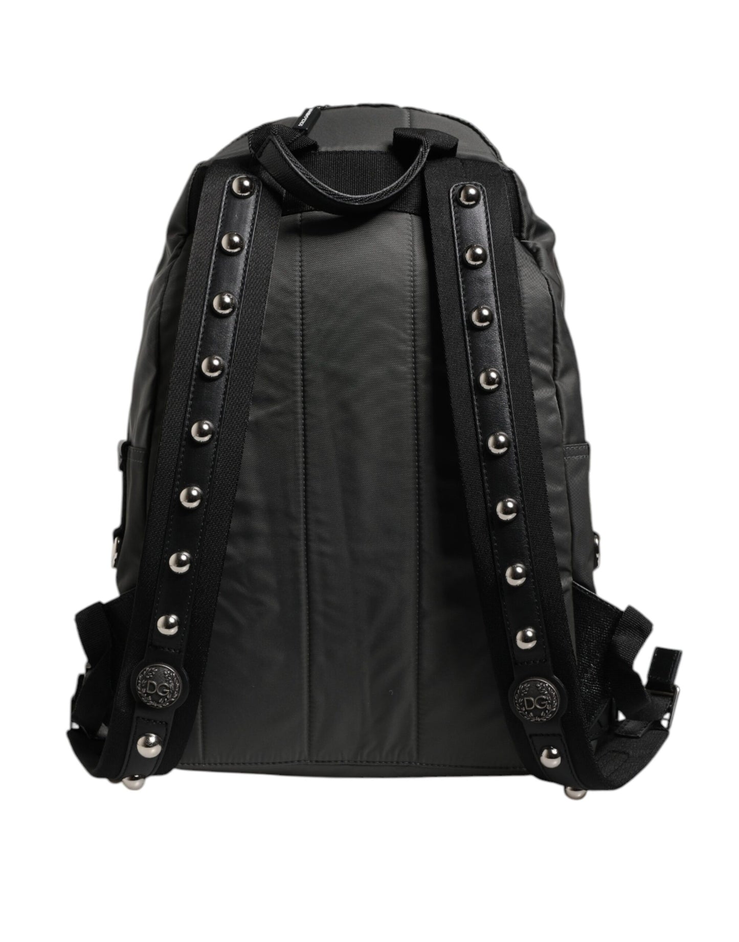 Sac à dos de voyage scolaire Prince Forever en nylon gris Dolce & Gabbana