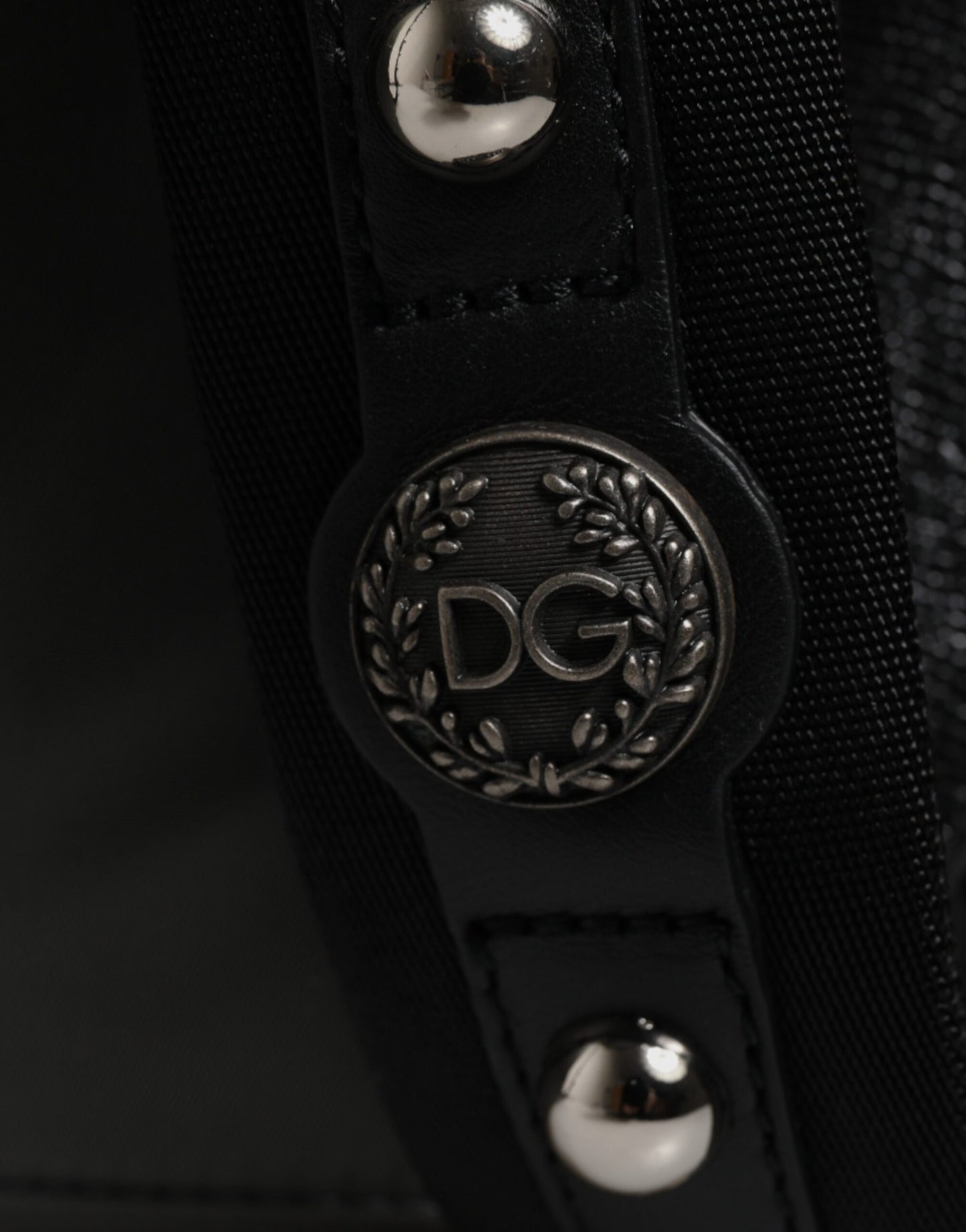 Sac à dos de voyage scolaire Prince Forever en nylon gris Dolce & Gabbana