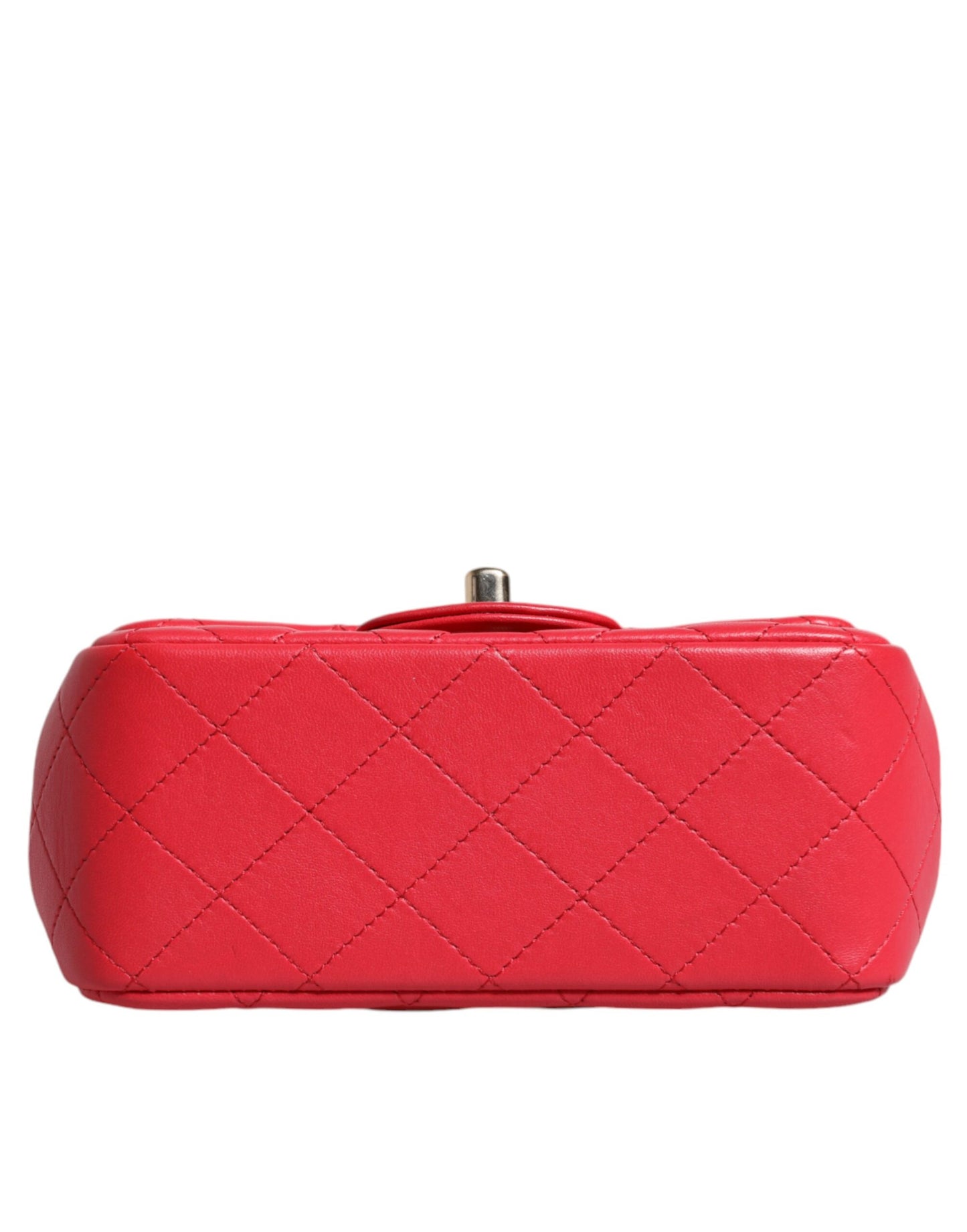 Chanel Pink Matelasse Chain Schultertasche aus Lammleder Mini