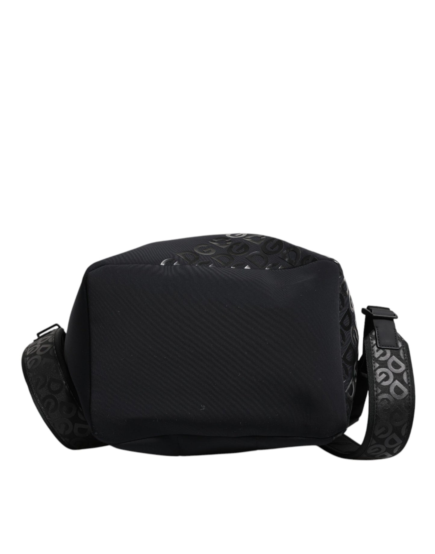Dolce & Gabbana – Schulrucksack aus Neopren und Nylon mit DG-Logo, Schwarz
