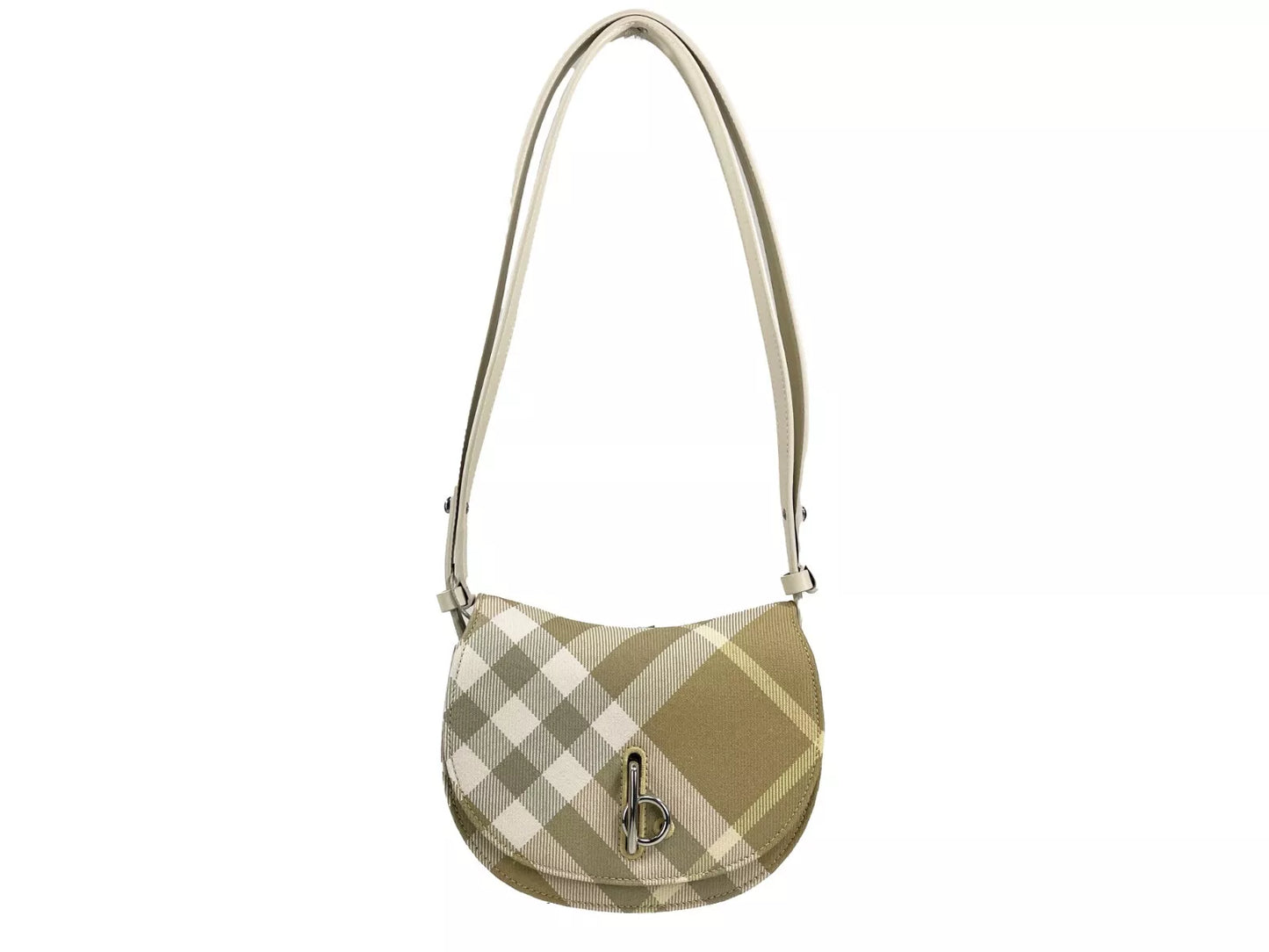 Burberry Mini Check Rocking Horse Crossbody Bag Purse at The Platonist