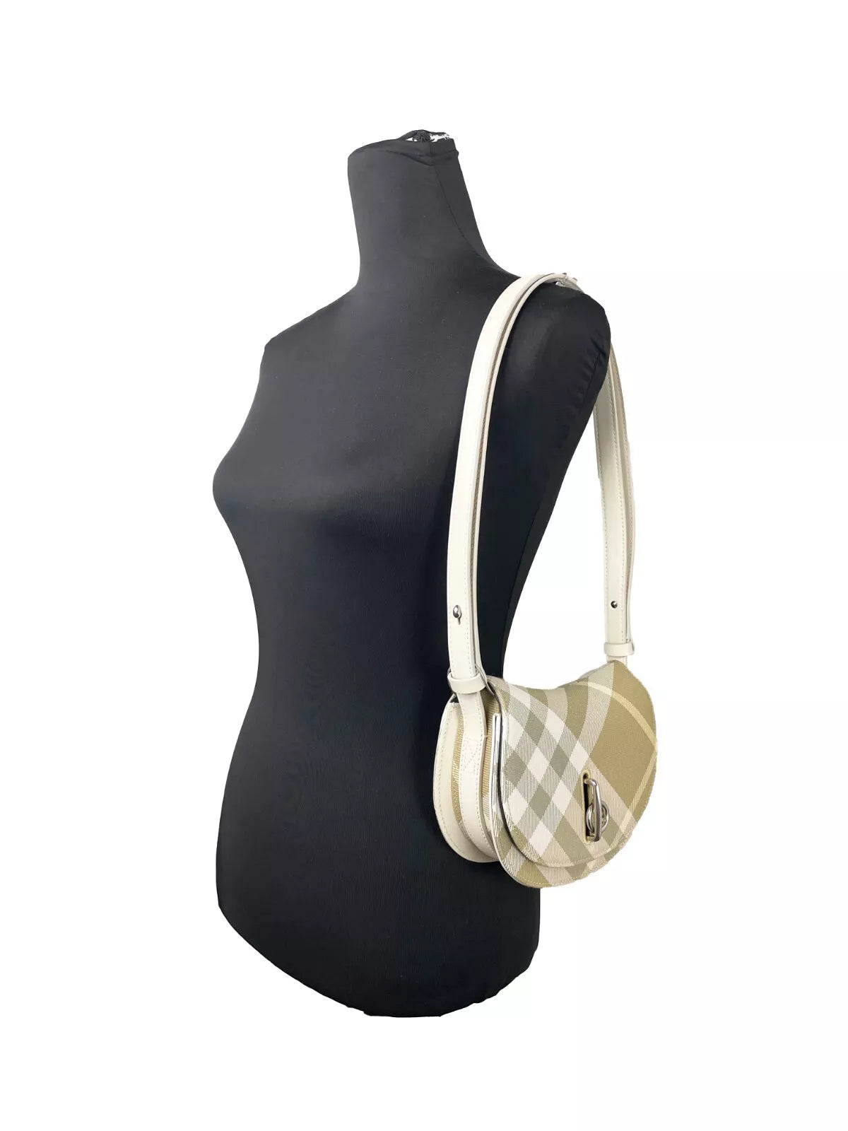 Burberry Mini Check Rocking Horse Crossbody Bag Purse at The Platonist