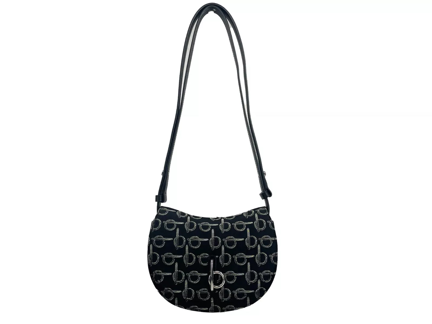 Burberry Mini Rocking Horse Crossbody Bag Purse Black at The Platonist