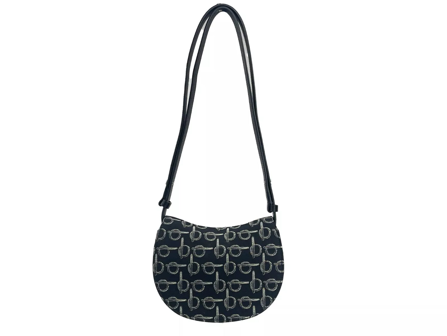 Burberry Mini Rocking Horse Crossbody Bag Purse Black at The Platonist