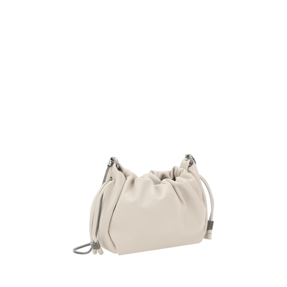 Brunello Cucinelli Bucket Mellow mini Shoulder Bag at The Platonist