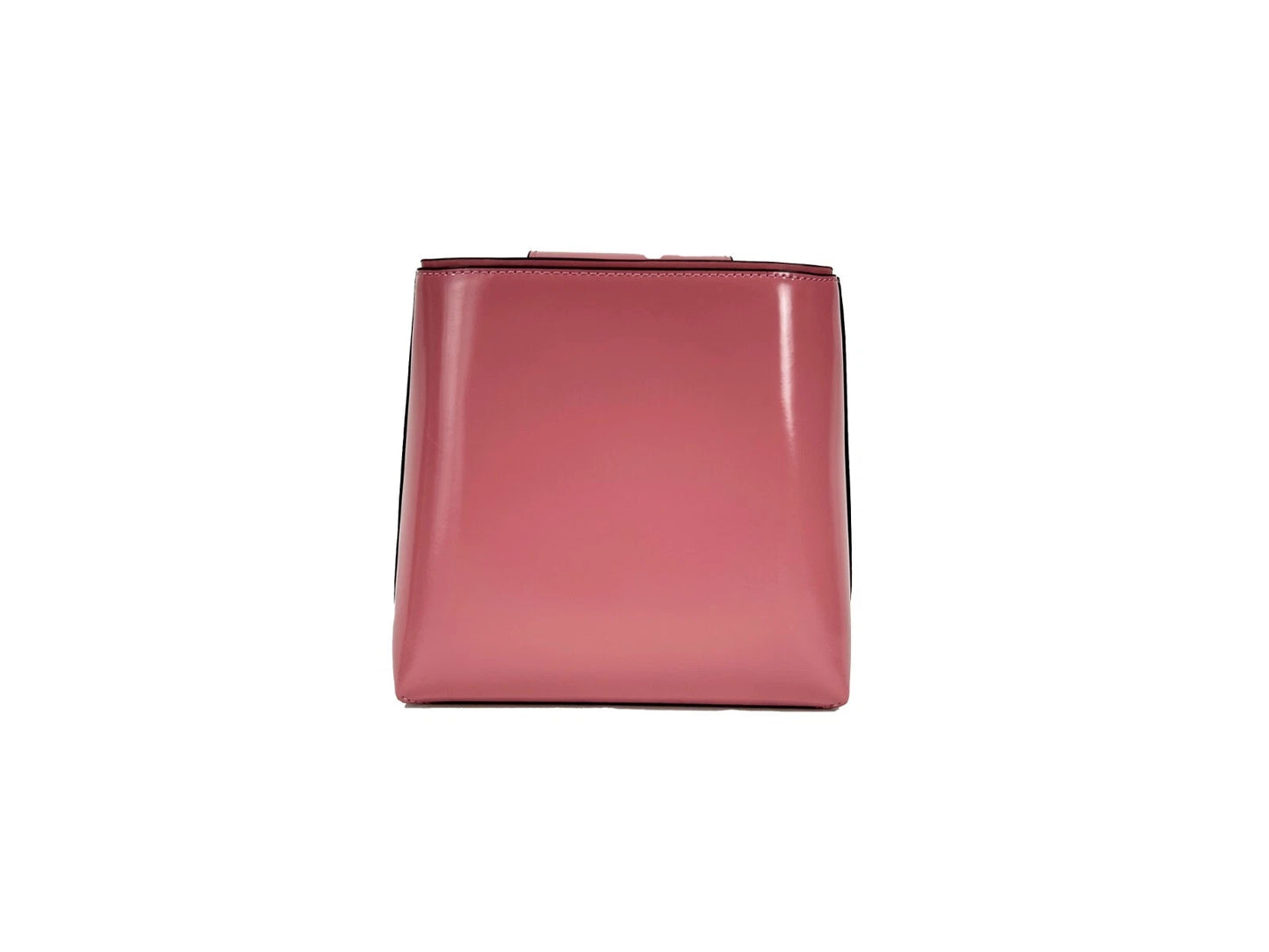 Tory Burch Patent Emerson Small Bucket Bag Purse Pink at The Platonist