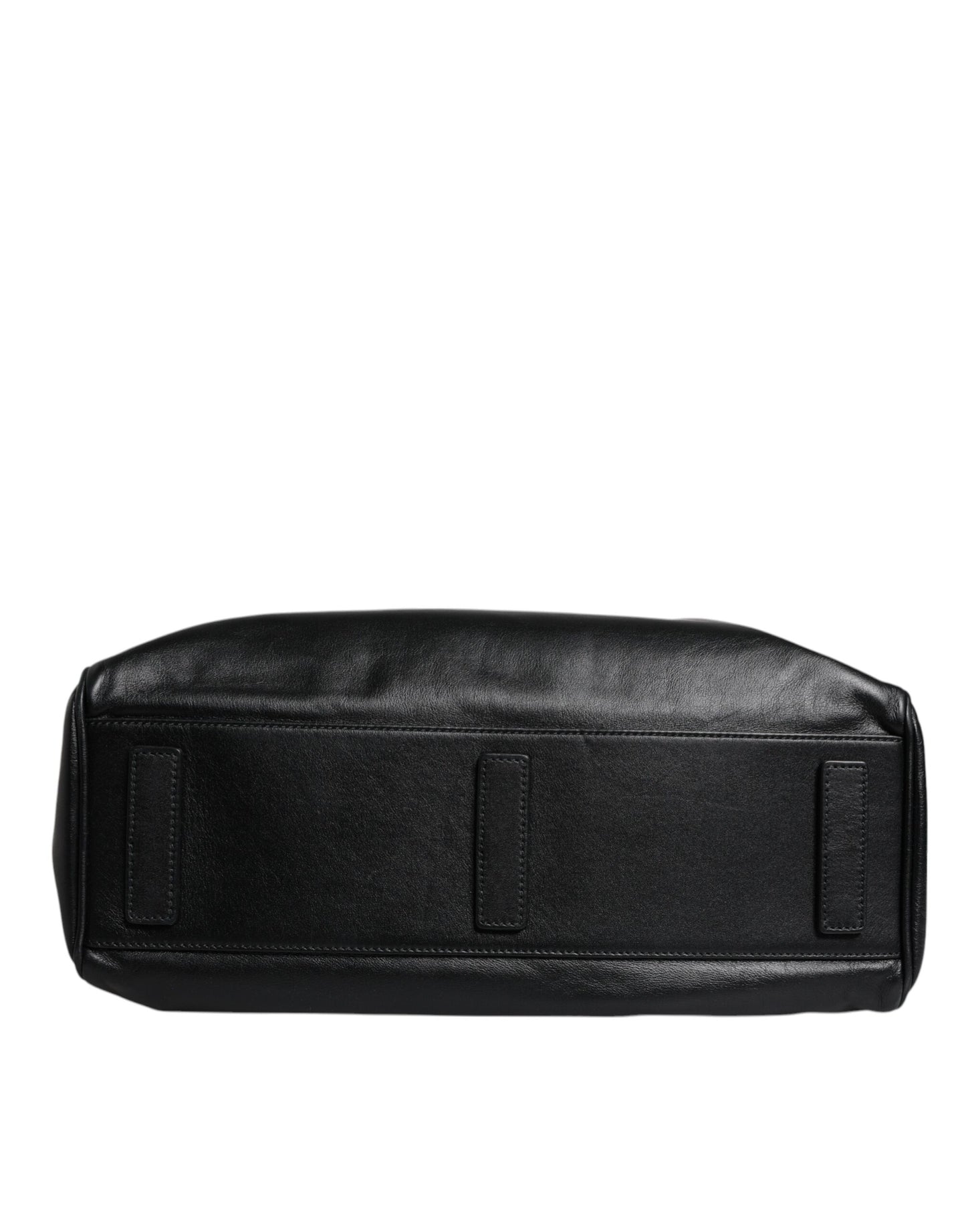 Dolce & Gabbana – Schwarze Messenger-Tasche aus Leder mit Schultergurt
