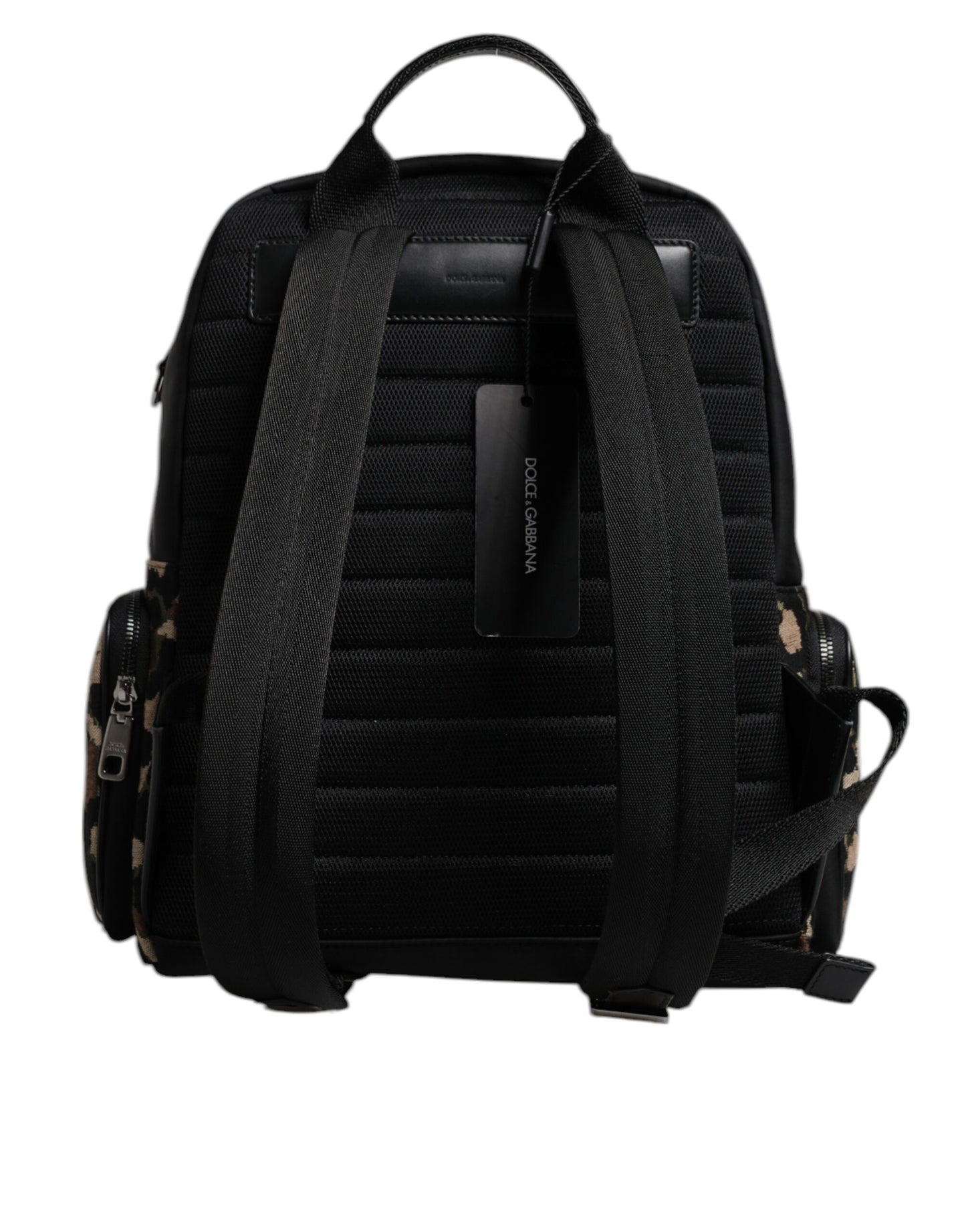 Sac à dos Dolce & Gabbana pour homme avec plaque logo DG et imprimé léopard multicolore