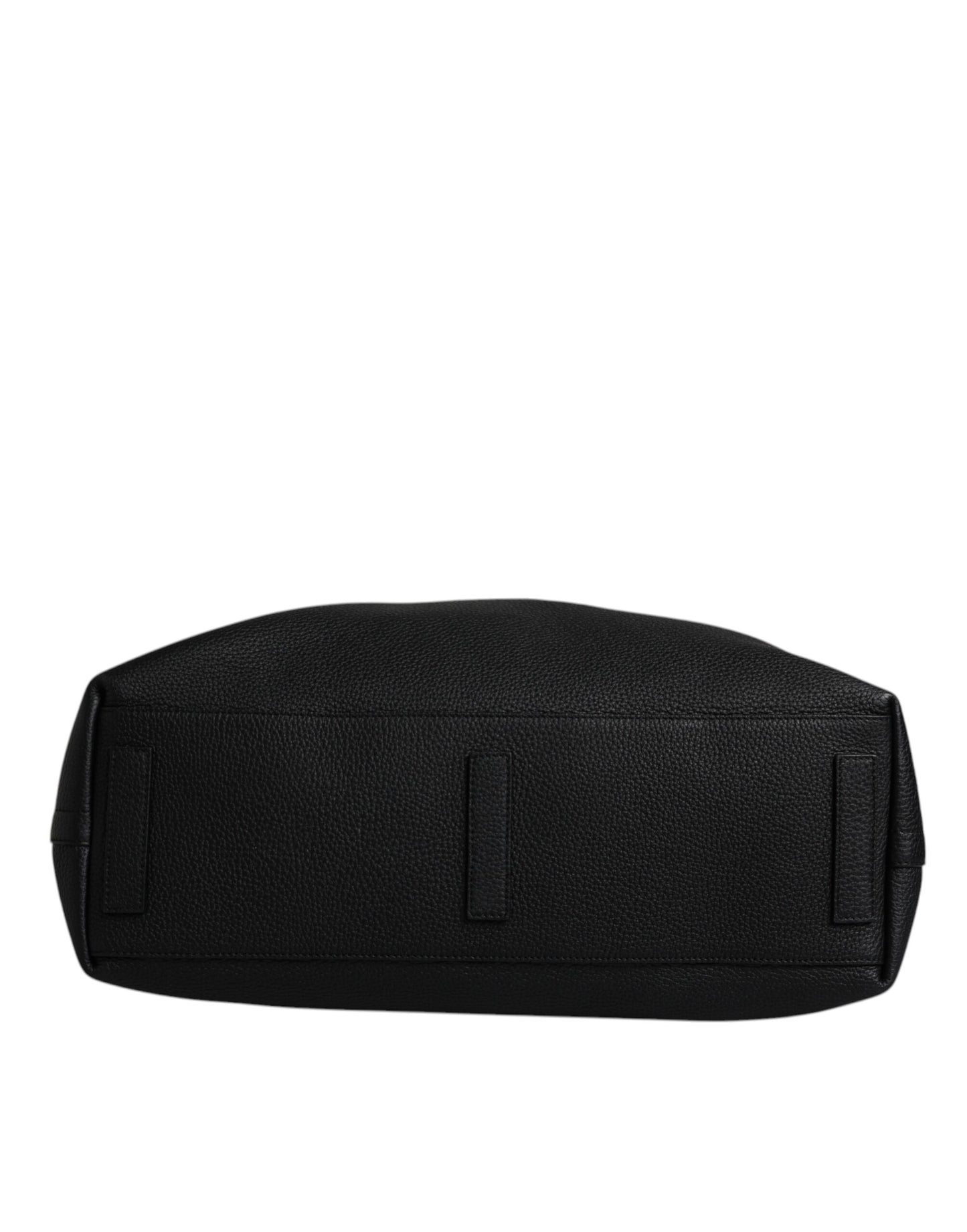 Dolce & Gabbana – Reisetasche aus schwarzem Kalbsleder mit Schulterriemen
