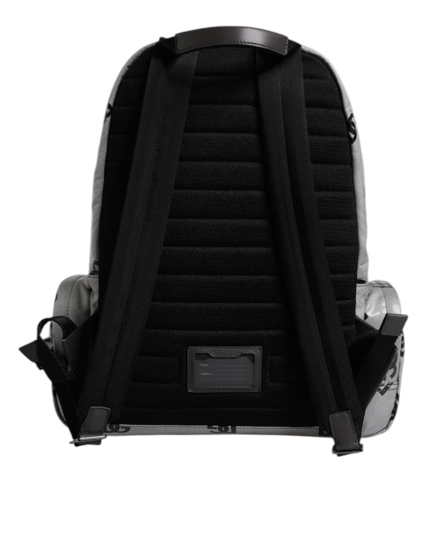 Sac à dos Dolce & Gabbana en polyester gris et noir avec logo DG