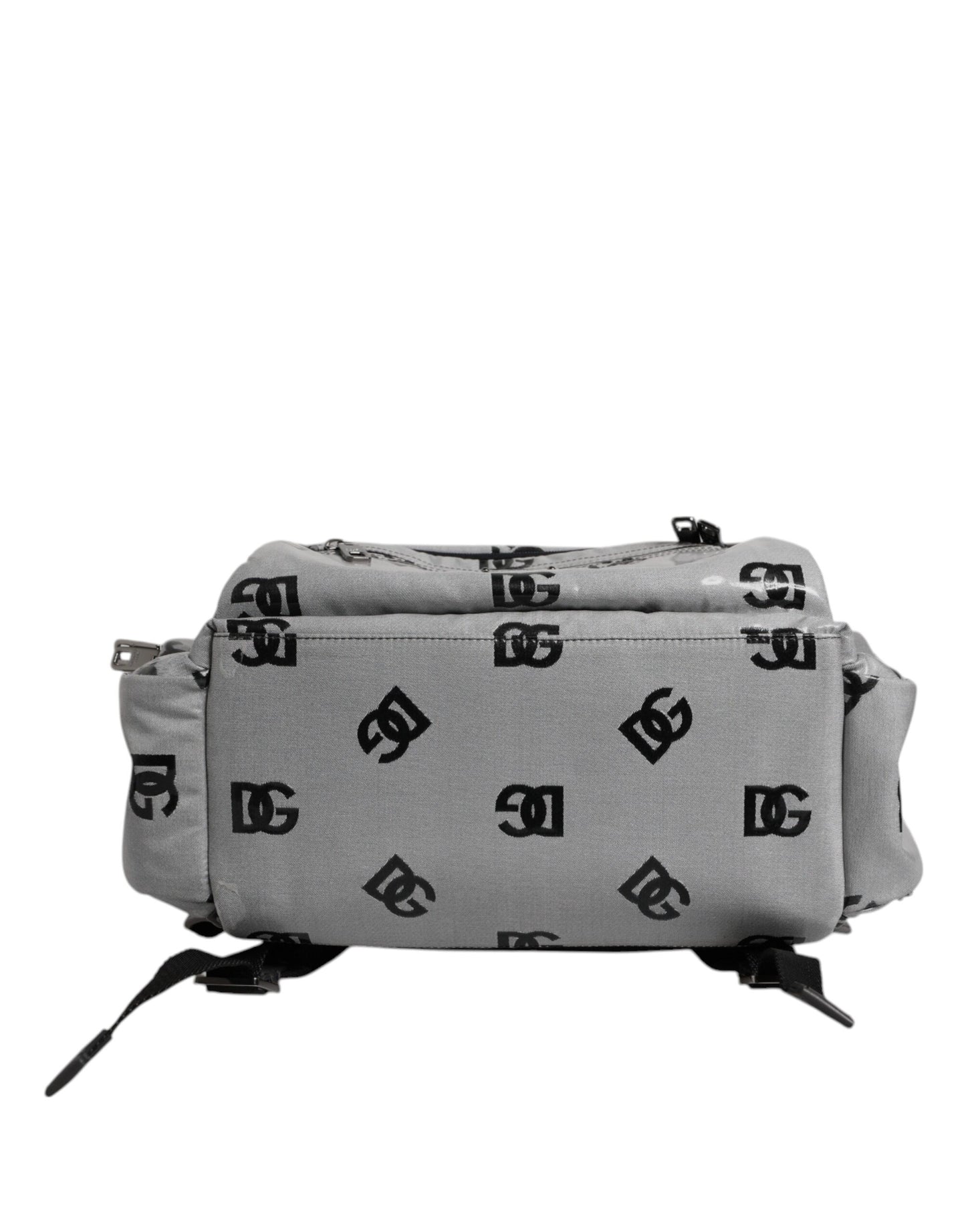 Sac à dos Dolce & Gabbana en polyester gris et noir avec logo DG
