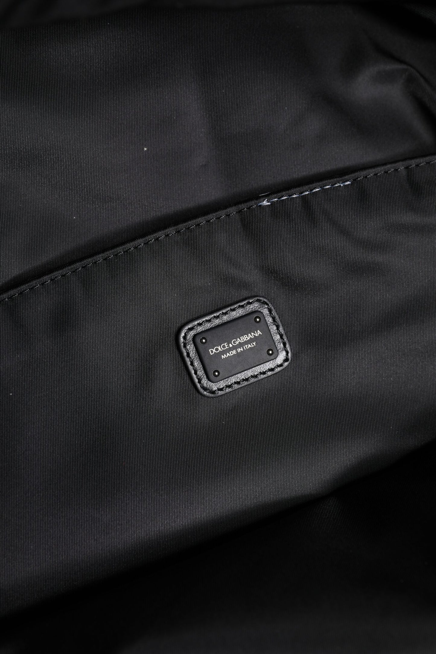 Dolce & Gabbana – Schul- und Reiserucksack aus Polyamid mit schwarzem Logoband