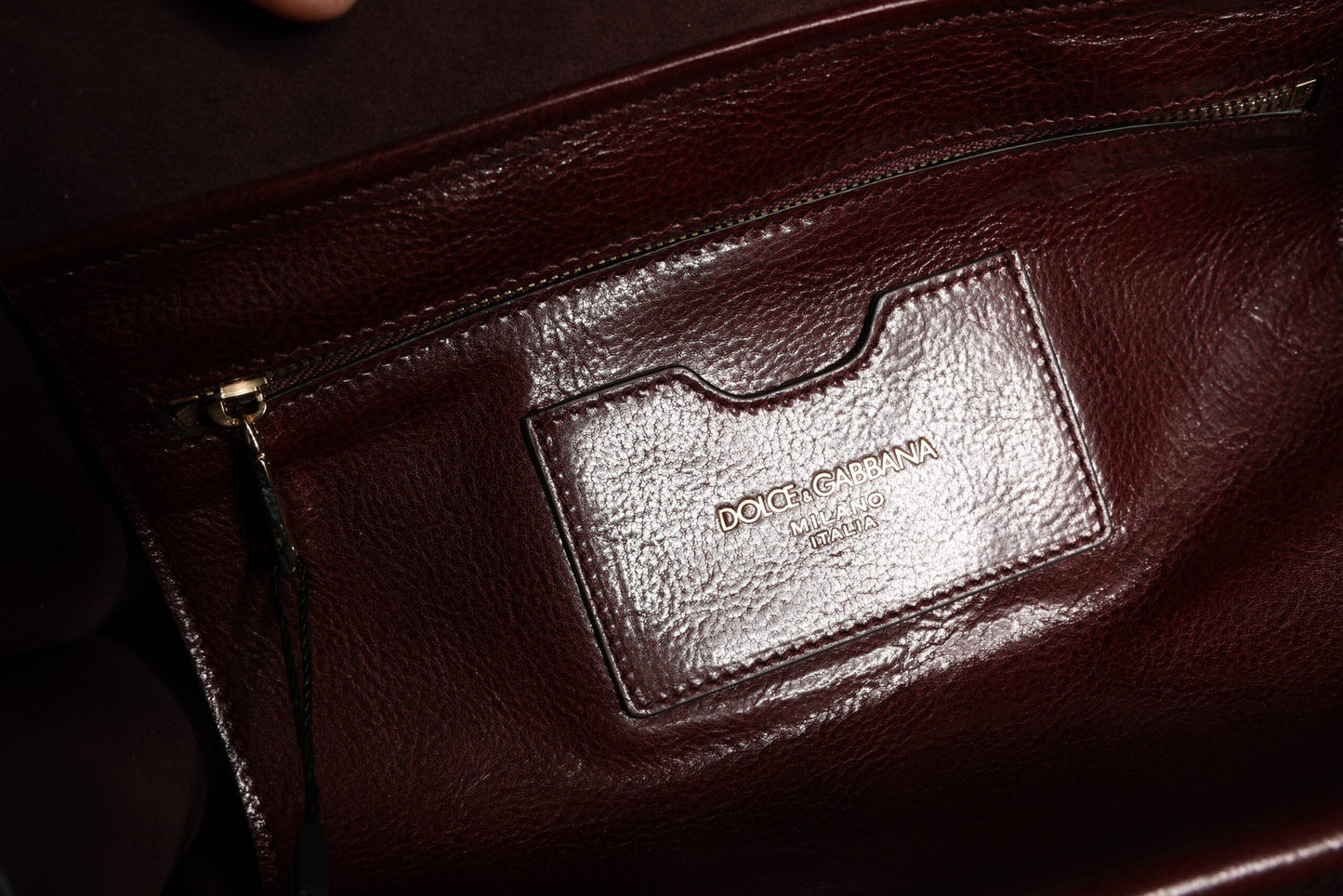 Sac fourre-tout à bandoulière en cuir léopard marron Dolce & Gabbana