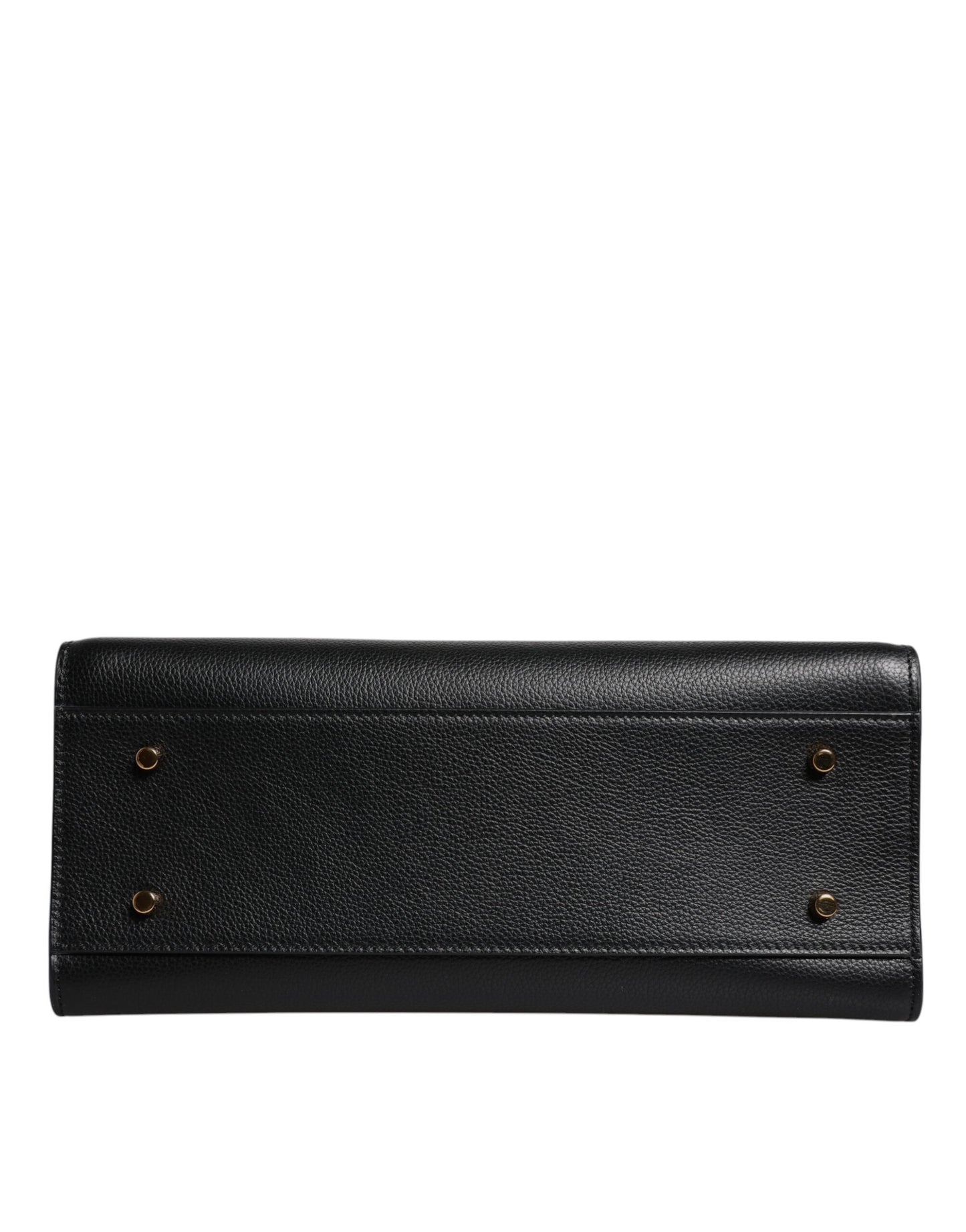 Grand sac à bandoulière en cuir noir Versace avec poignée supérieure