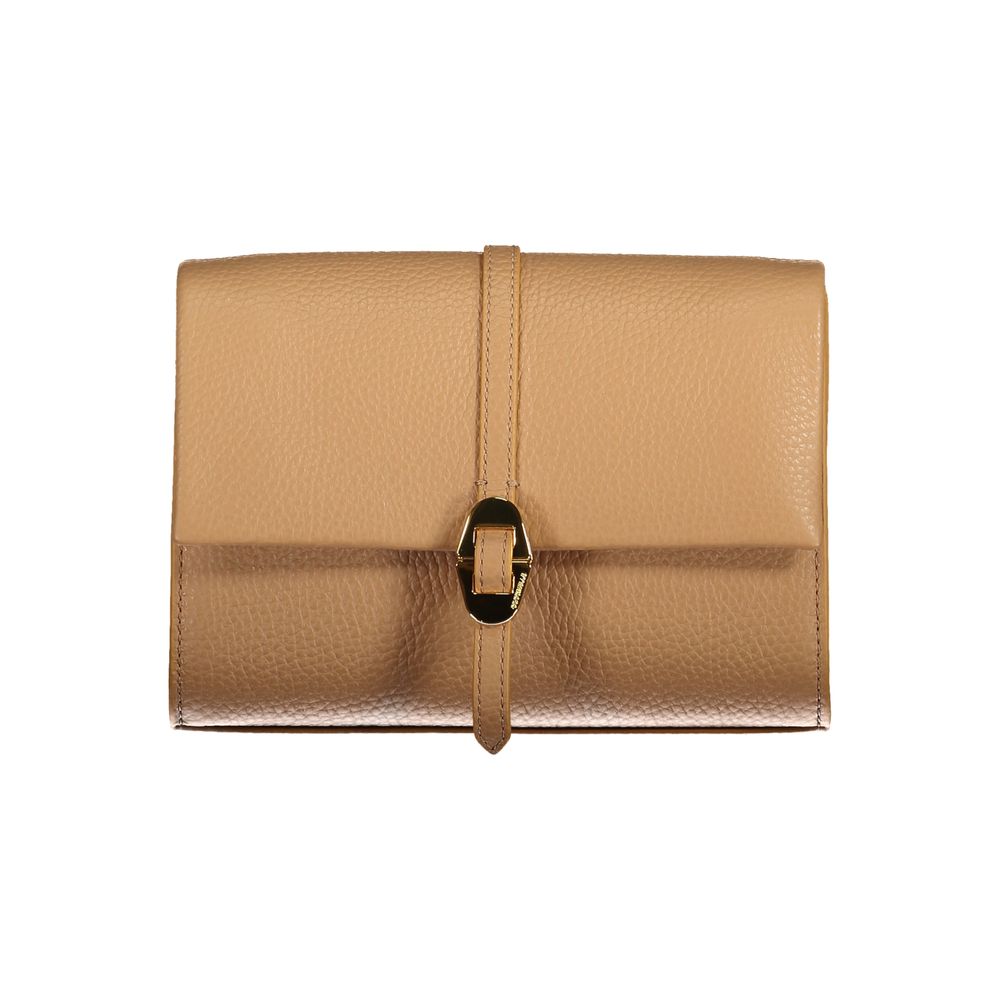 Sac à main en cuir marron Coccinelle