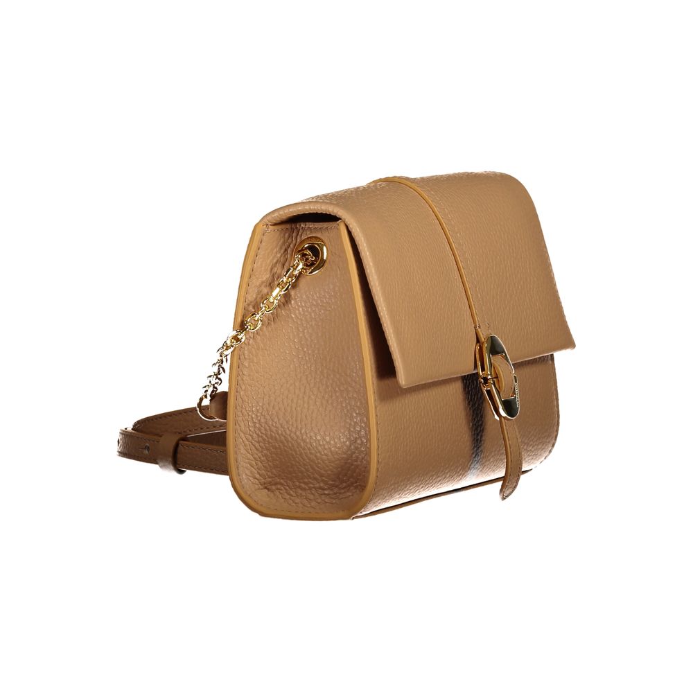 Sac à main en cuir marron Coccinelle