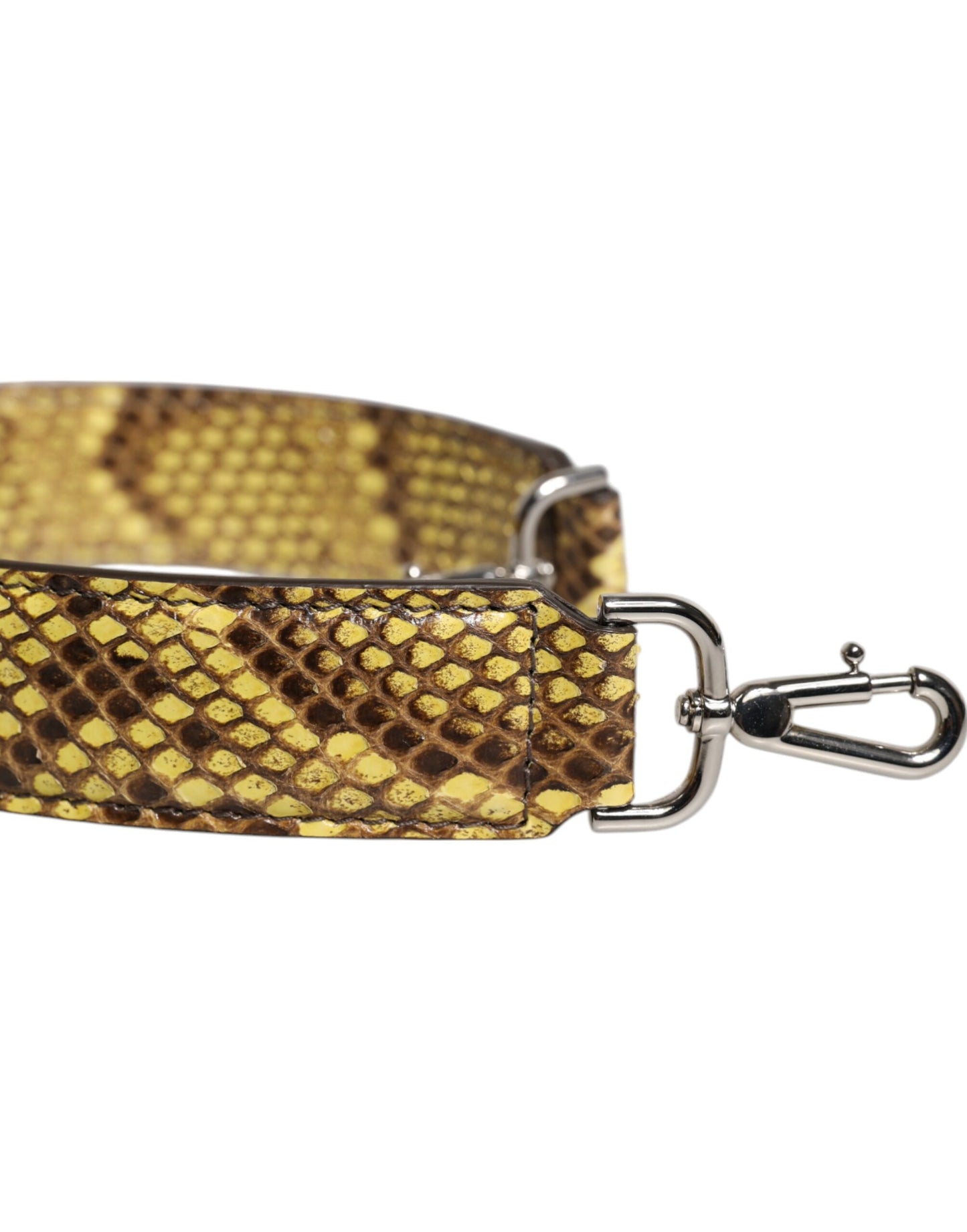 Sac bandoulière en cuir exotique jaune Dolce & Gabbana