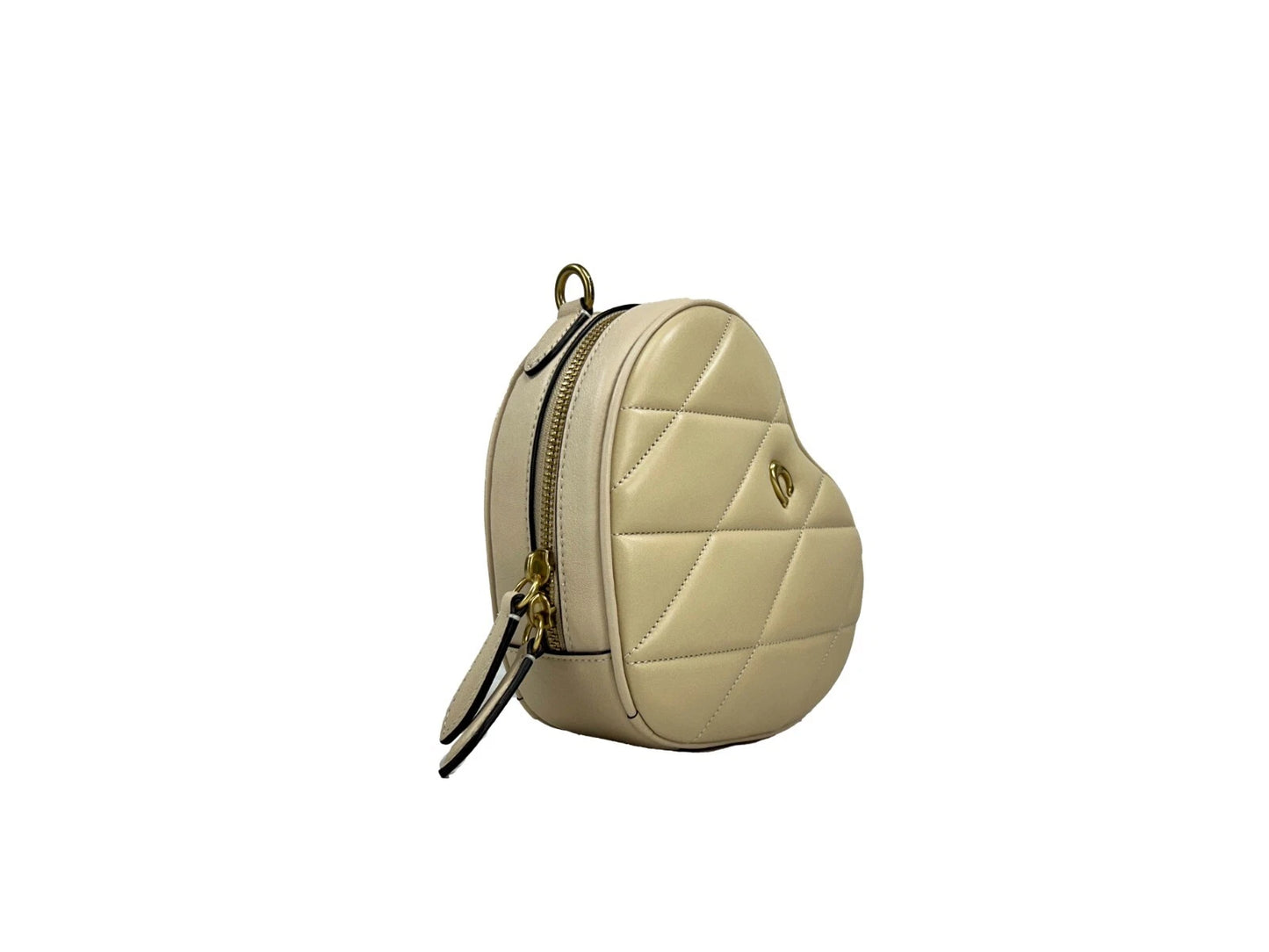 COACH Heart Small Quilted Leather Crossbody Bag Purse at The Platonist