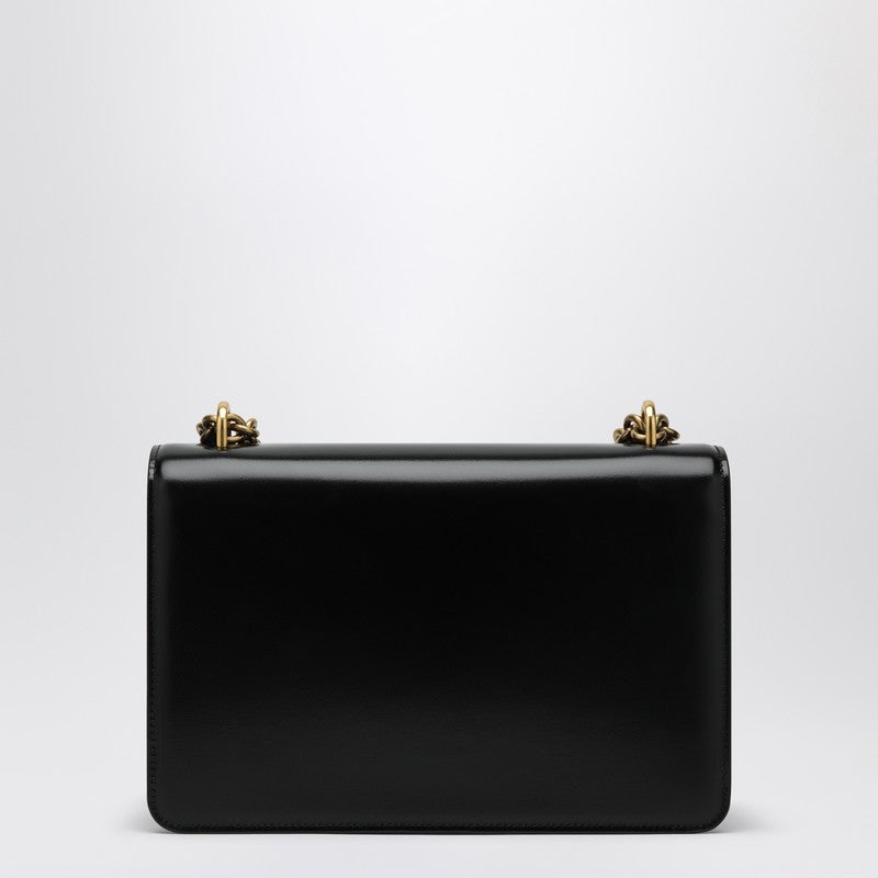 Valentino Garavani Black Leather Shoulder Bag