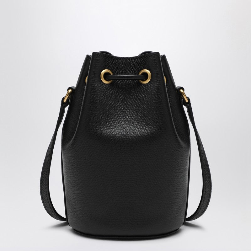 Valentino Garavani Vlogo Signature black bucket bag