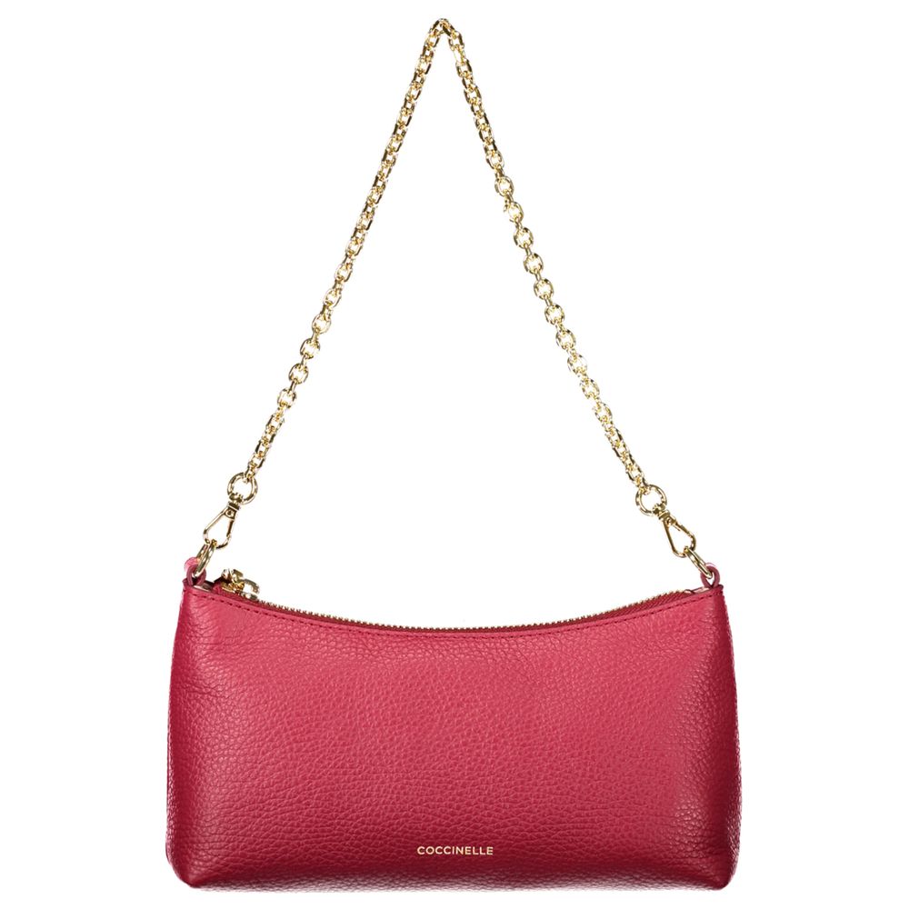 Sac à main Coccinelle en cuir rouge pour femme