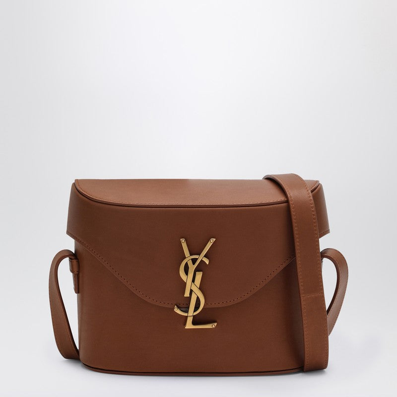 Saint Laurent Monogram Small Brick-Coloured Shoulder Bag