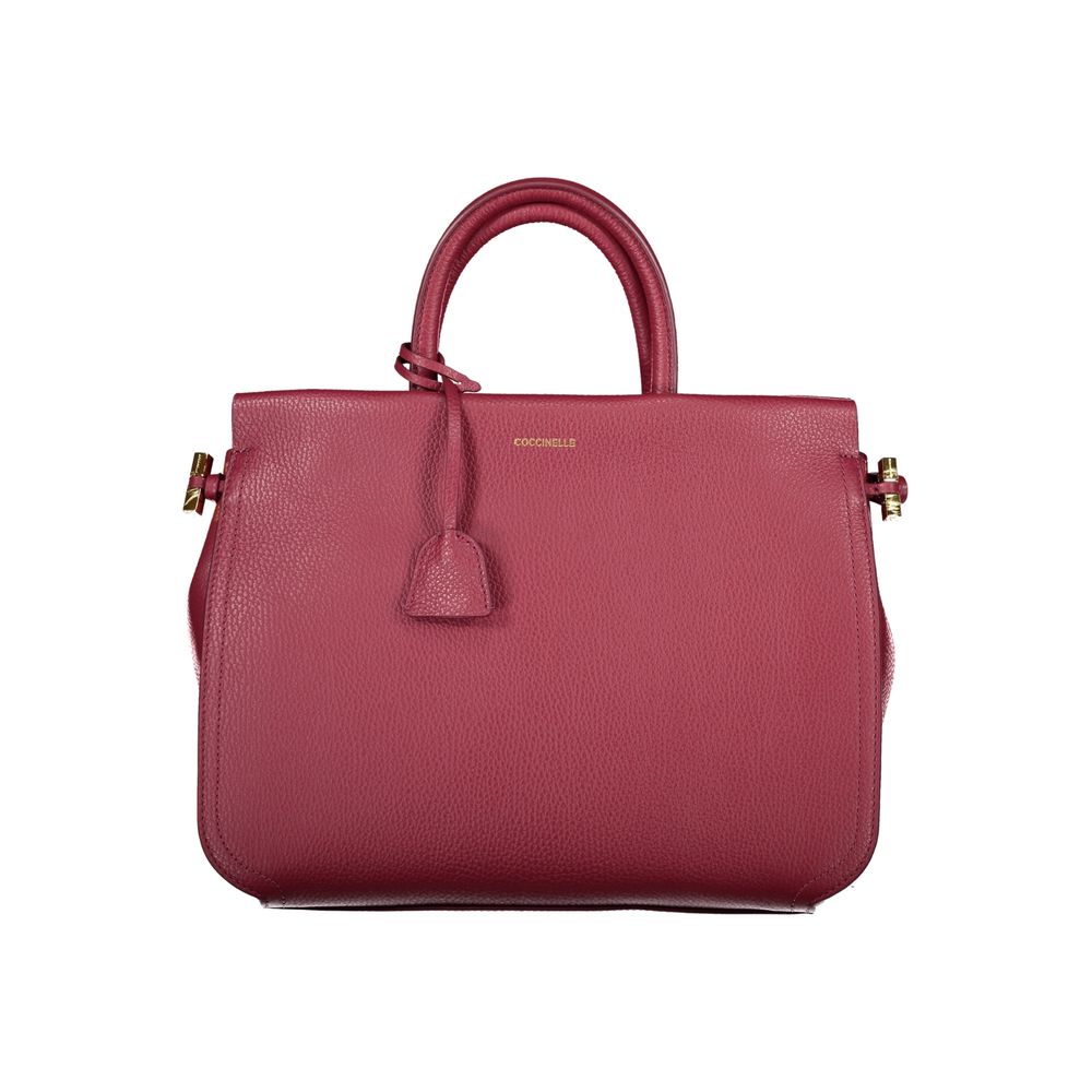 Sac à main en cuir rouge Coccinelle
