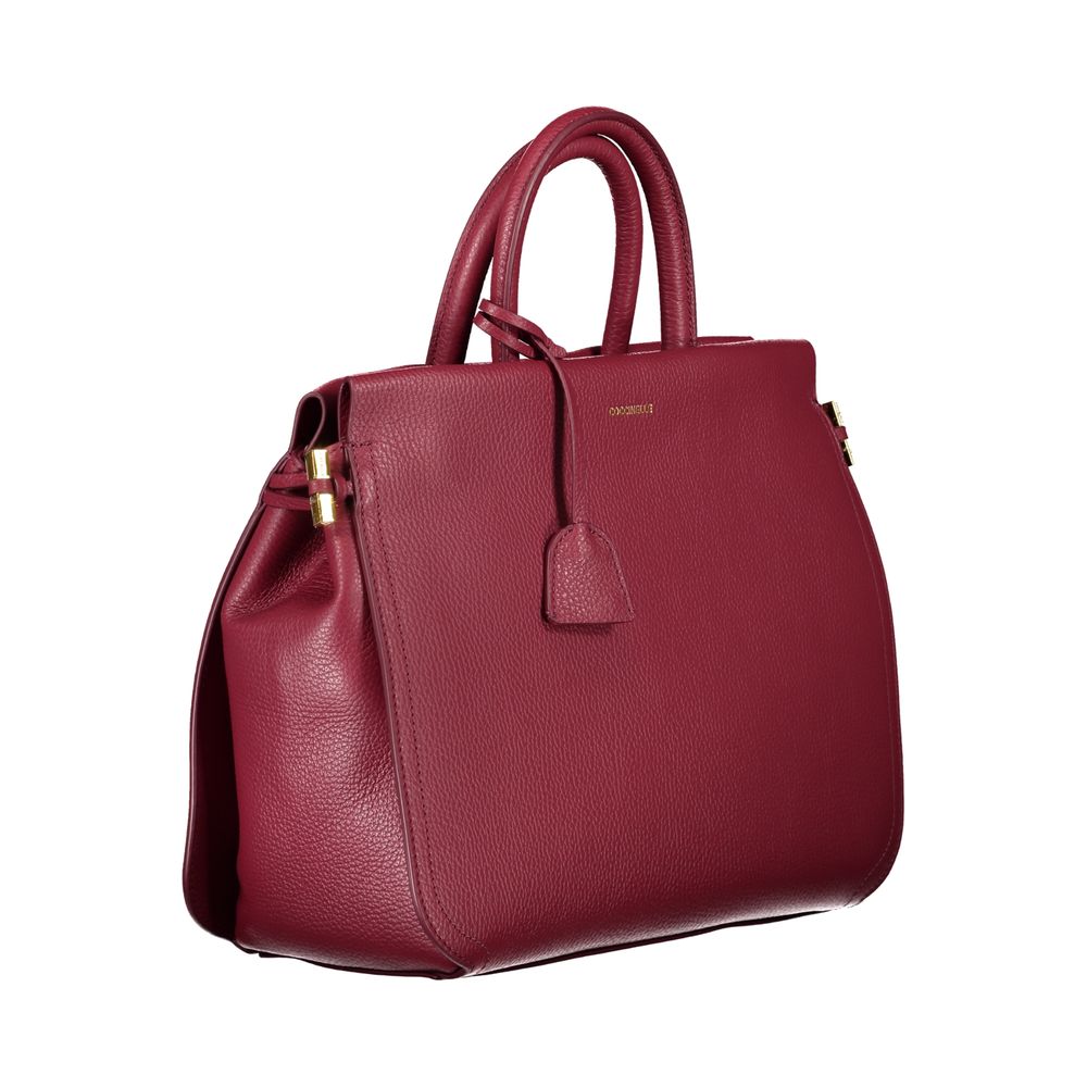 Sac à main en cuir rouge Coccinelle