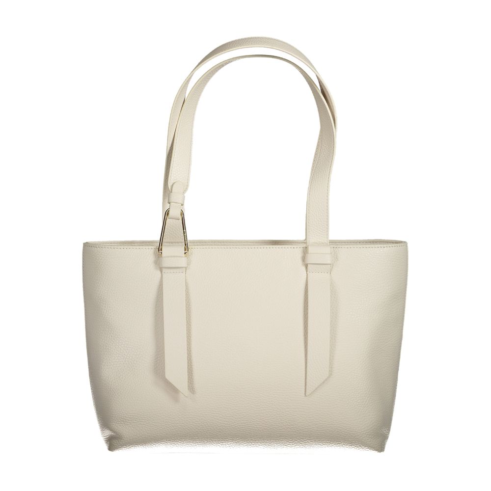 Sac à main en cuir blanc Coccinelle