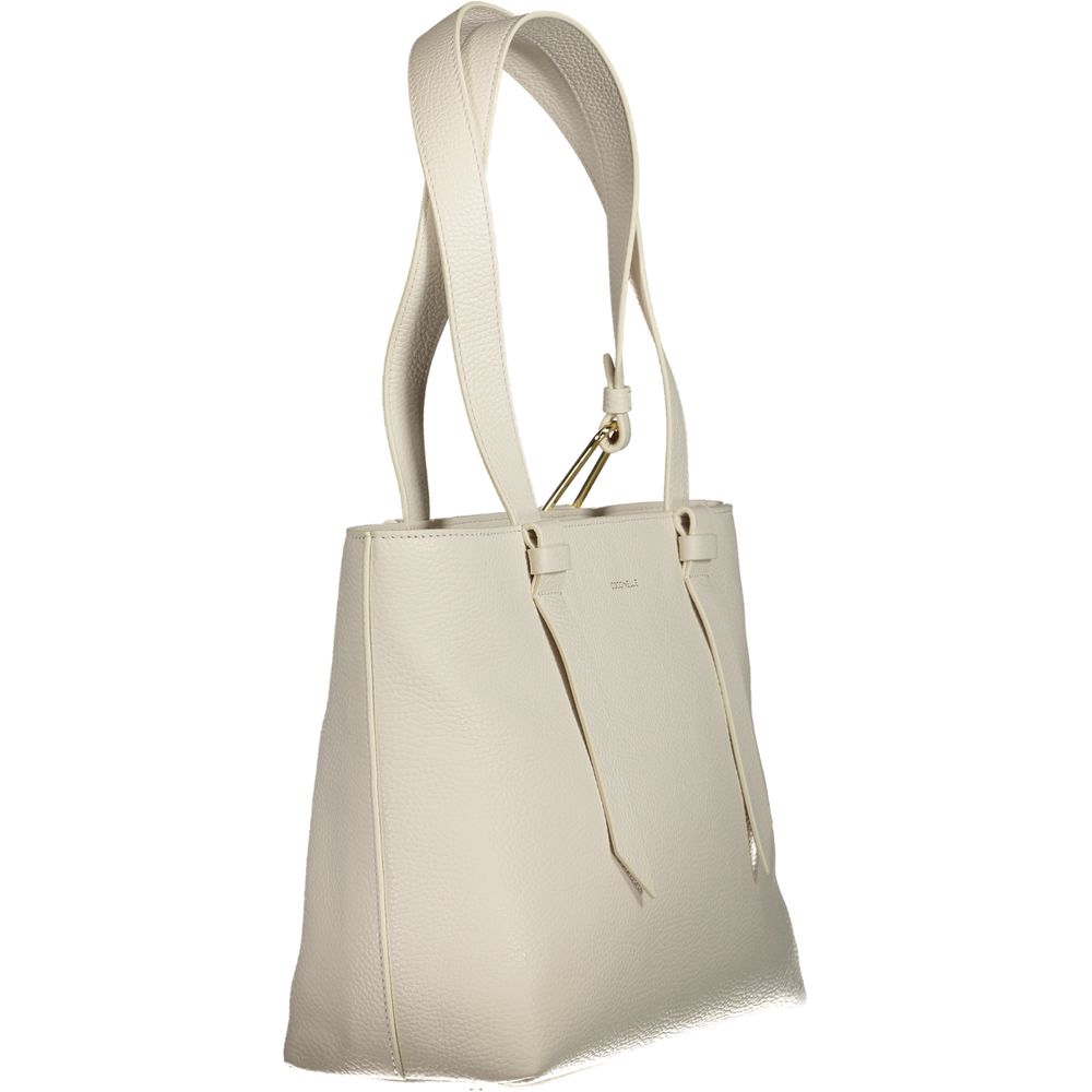 Sac à main en cuir blanc Coccinelle
