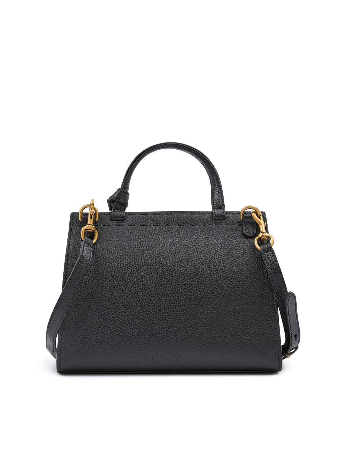 Gucci Black Leather GG Marmont Handbag at The Platonist