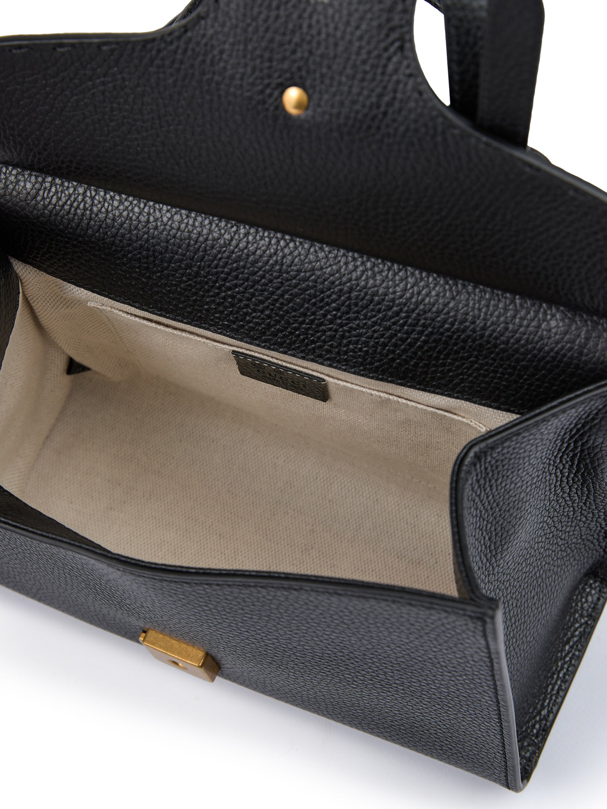 Gucci Black Leather GG Marmont Handbag at The Platonist
