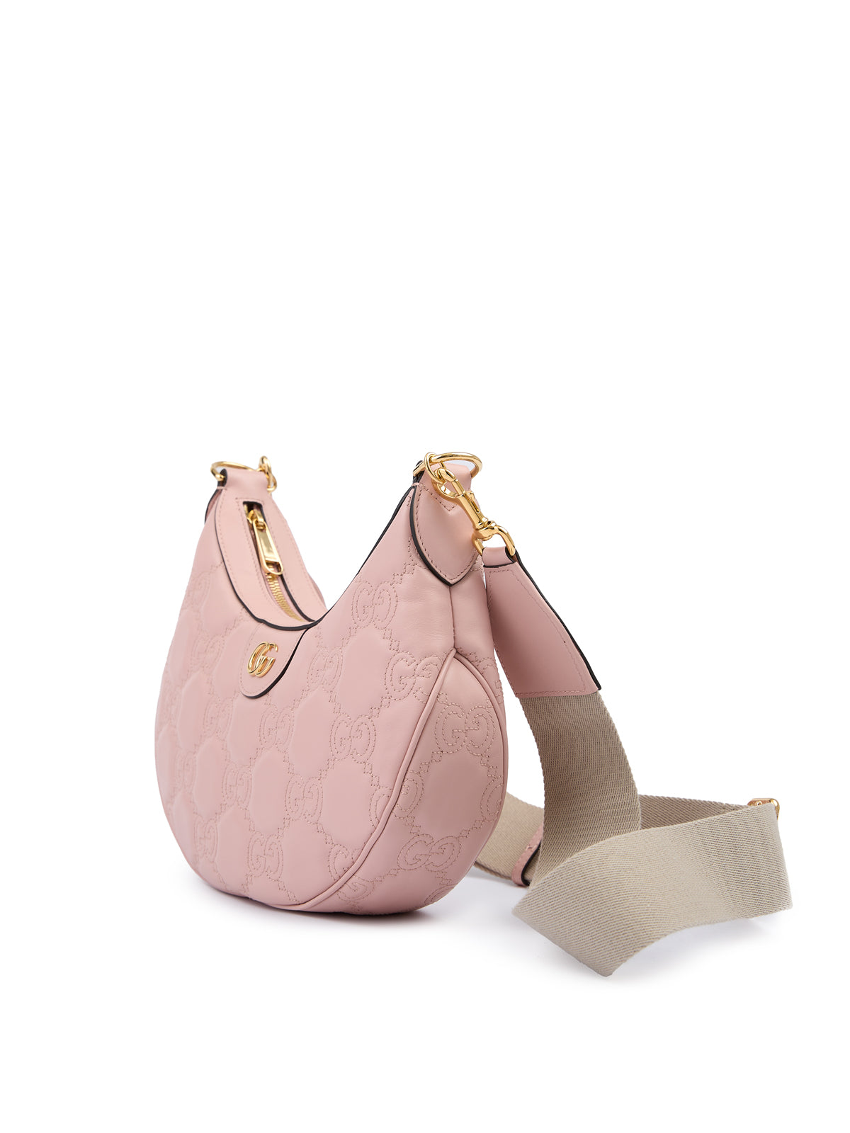 Gucci Light Pink Leather Shoulder Bag at The Platonist