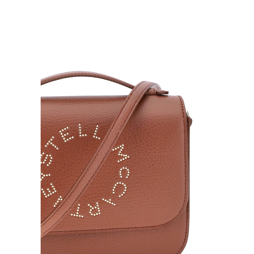 Stella Mccartney Logo Flap Bag Eco Embossed Grainy Alter
