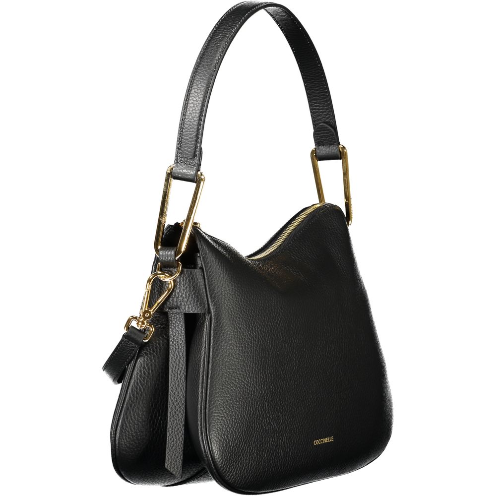 Sac à main Coccinelle en cuir noir pour femme