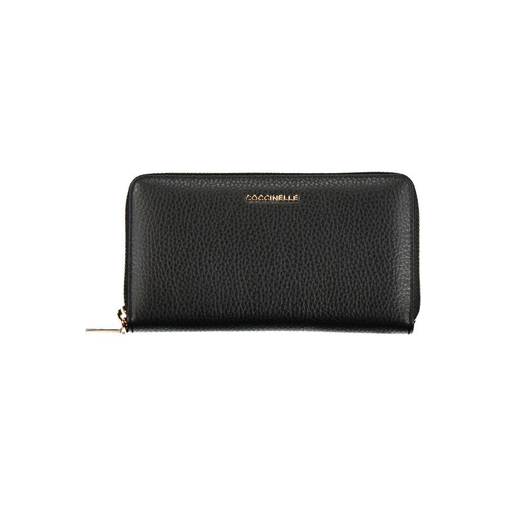 Coccinelle Elegant Leather Wallet With Multiple Compartments