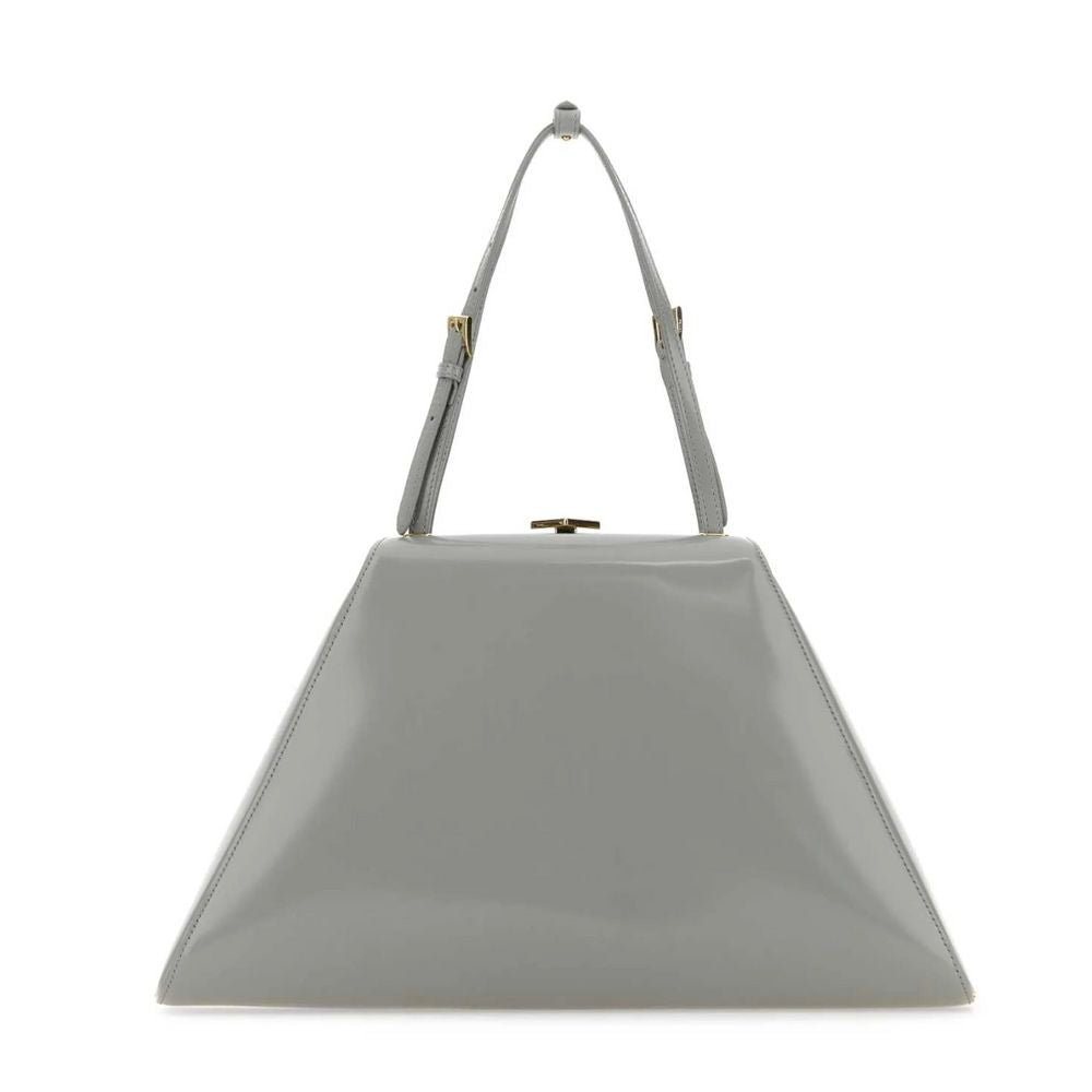 Prada Gray Leather Handbag at The Platonist