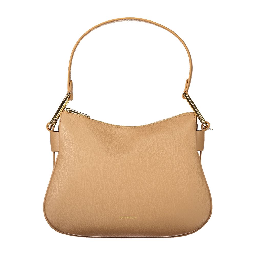 Sac à main Coccinelle en cuir marron pour femme