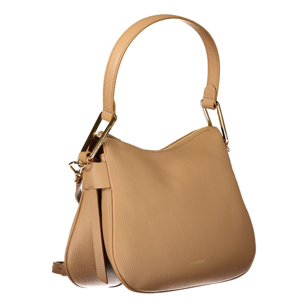 Sac à main Coccinelle en cuir marron pour femme