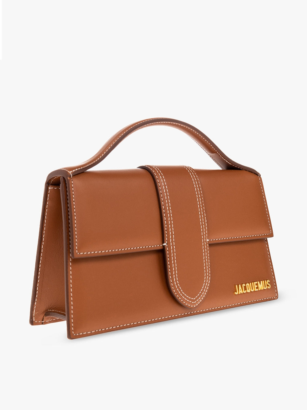 Sac Jacquemus Le Grand Bambino marron clair