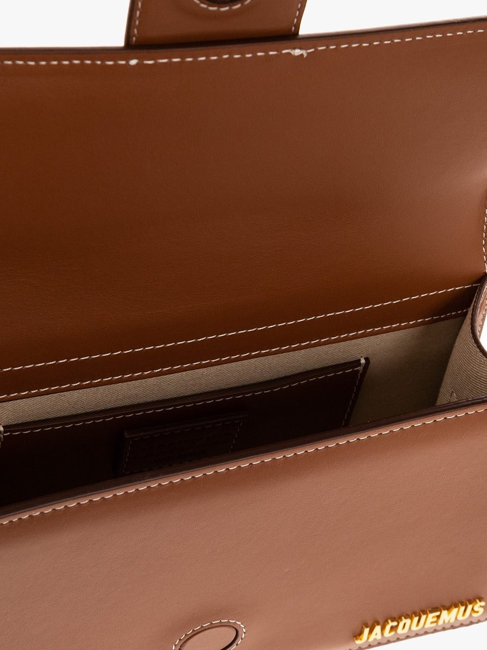 Sac Jacquemus Le Grand Bambino marron clair