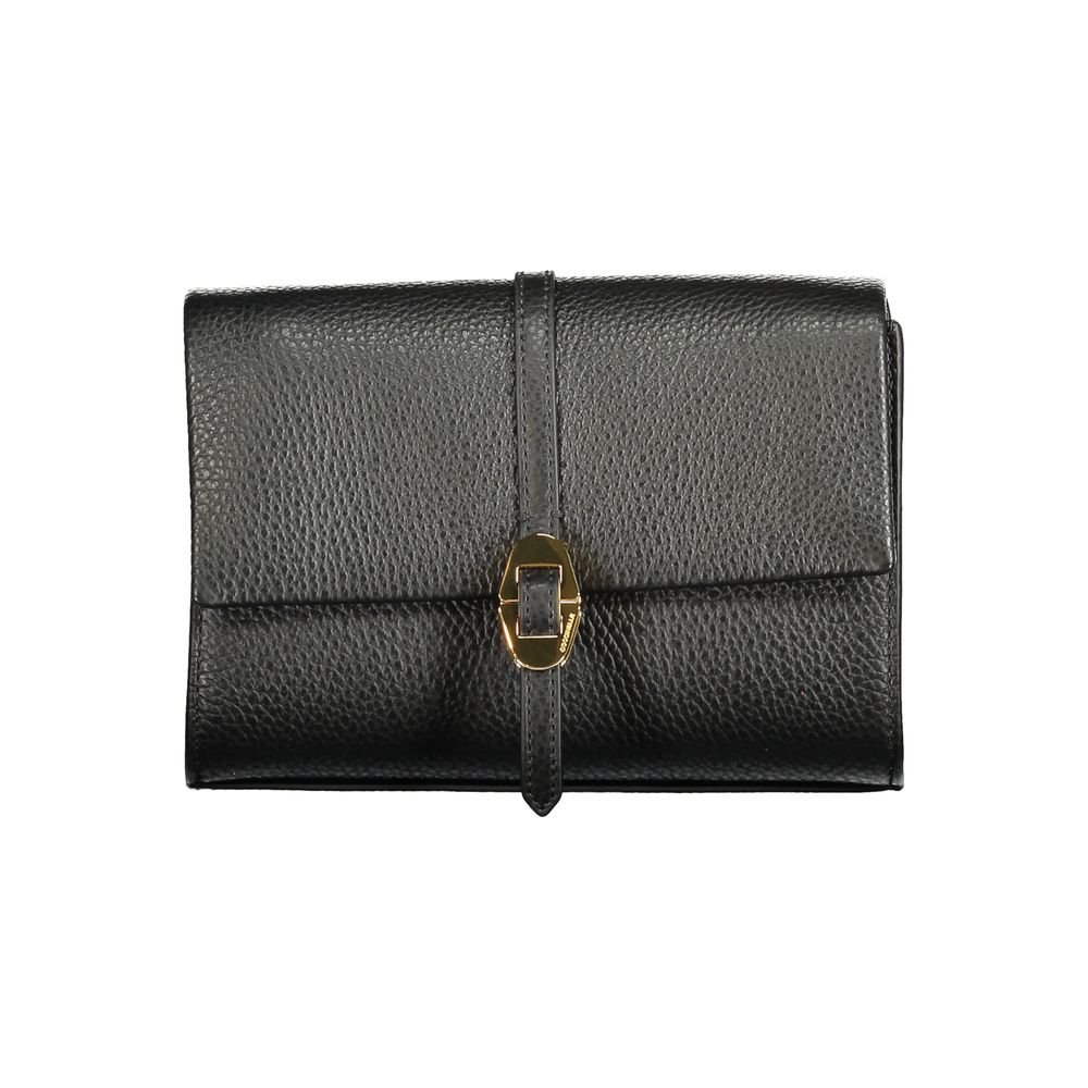Sac à main en cuir noir Coccinelle