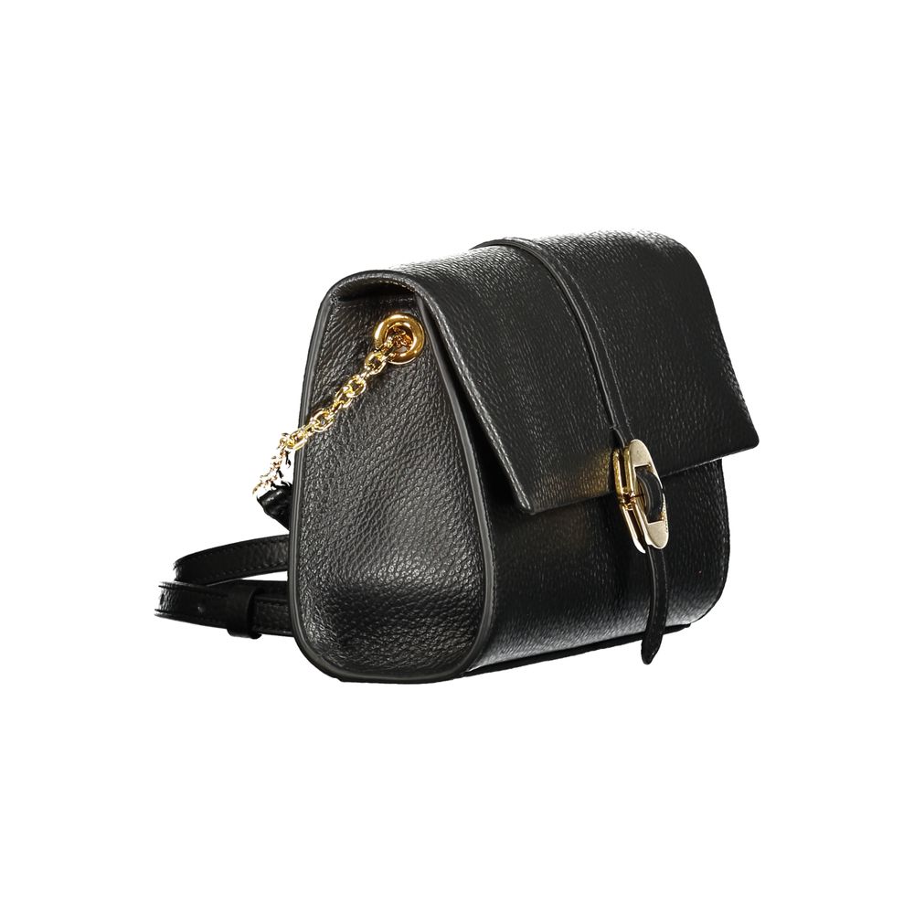Sac à main en cuir noir Coccinelle