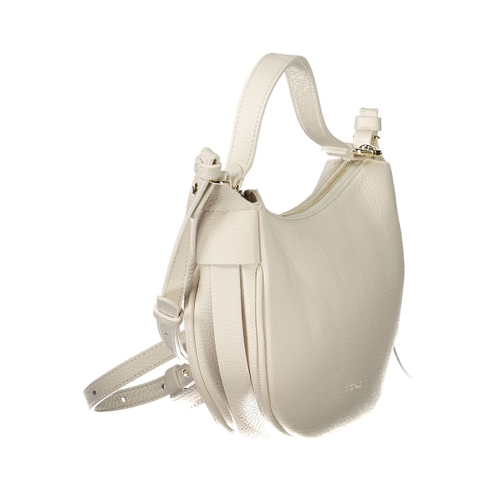 Sac à main en cuir blanc Coccinelle