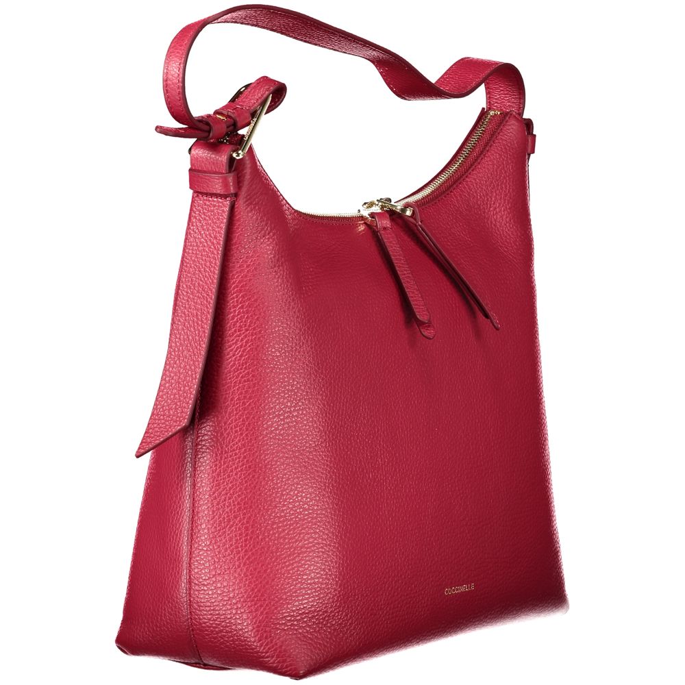 Sac à main Coccinelle en cuir rouge pour femme