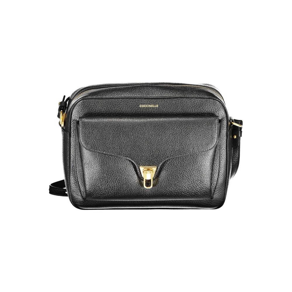 Coccinelle Schwarze Leder Damen Handtasche